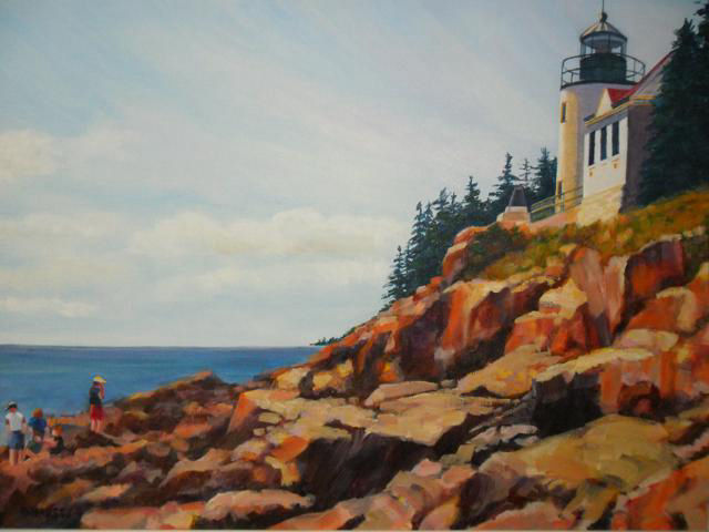 Bass Harbout Head Lighthouse Maine